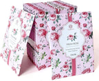 Fresh Rose Scented Sachets - 12 Pack, Long-Lasting Home Fragrance Sachet Bags, Large Fresh-Scented Packets, Sachets for Drawers and Closets