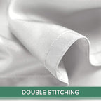 California King Sheets by Pure Bamboo, Genuine 100% Organic Viscose Derived from Bamboo Bed Sheet Set, Soft & Cooling, Double Stitching, Lifetime Quality Promise (California King, White)