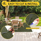 Marine Carpet,5 FT x 10 FT Olive Green Indoor Outdoor Carpet 0.2" Thick with Water-Proof TPE Backing, Non-Slide for Home, Patio, Porch, Deck