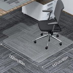 Heavy Duty Chair Mat for Carpet,46"x60" Office Floor Mat for Carpeted Floors,Under Desk Mat for Low Pile Carpet,Mat for Office Chair on Carpet