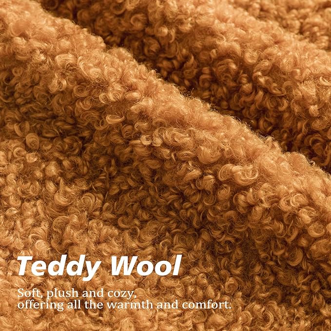 Foindtower 2 Pieces 18x18 Inch Orange, Faux Fur Throw Pillow Cover Accent Sherpa Furry Pillow Covers Fuzzy Soft Pillowcases Cozy Sheepskin Decorative Fleece Cushion Case for Bed Couch Living Room