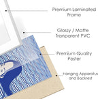 Maximalist Home Decor White Framed Wall Art, 10 pcs of Eclectic Wall Prints for Teen Girls Bedroom Decor, Maximalist Gallery Wall Art for Dorm Room