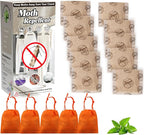 15 Pack Moth Repellent for Closets Made with Plant-Based Ingredients, Effective Moth Repellent for House to Get Rid of Moths from Closets, Drawers, Wardrobes, Storage Boxes, Insect Traps for Indoor