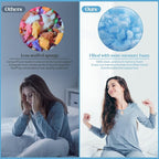 Bafode Memory Foam Pillows Standard Size Set of 2 Cooling Bed Pillow 2 Pack Shredded Memory Foam Pillow for Sleeping 20x26