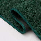 Runner Rug with Non Slip Rubber Backing, Washable Soft Floor Carpet for Kitchen, Hallway, Entryway Indoor, Bedroom, Laundry, Low Pile Area Rugs, Solid Color with Pointillism Style (Green, 2' * 10')