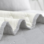 Easy-Going Sectional Couch Covers for Dogs L Shape Sofa Cover Reversible Sofa Slipcover Chaise Lounge Cover Furniture Protector Cover for Pets Dog Cat (30 x 50 inches, Light Gray/Ivory)