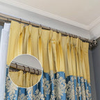 Hotop 30 Pcs Metal Drapery Curtain Rings 0.98/1.26/1.65 inch Interior Diameter and 30 Pcs Hanging Curtain Drapery Pin Hooks for Window Door Shower(32 mm,Brown)