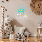 Ramen Cat Neon Sign for Wall Decor Cat Neon Light Ramen Neon Signs Colorful LED Neon Light Cat Noodle LED Neon Sign for Bedroom Kids Room Restaurant Kitchen Pet Store Deocration