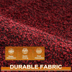 Mibao Front Door Mat, Dirt Trapper Welcome Mat for Outdoor Indoor, Non-Slip Waterproof Doormat, Durable Machine Washable Low Profile Entry Rug for Back Door Outside Patio Porch, 72" x 48", Red