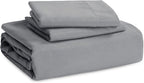 Bedsure Grey Duvet Covers Queen Size - Washed Duvet Cover, Soft Queen Duvet Cover Set 3 Pieces with Zipper Closure, 1 Duvet Cover 90x90 inches and 2 Pillow Shams