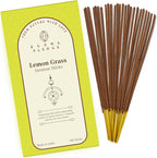 Lemon Grass Incense Sticks, Organic Hand Dipped 100 Sticks with Natural Herbs & Aromatic Ingredients, Burn Time 45 to 60 Minutes, Incense for Positivity, Yoga, Meditation, Relaxation, Spiritual Gift