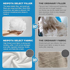 King Size Pillows Set of 2 - Down Alternative Bedding, Cooling Hotel Quality 20 x 36, Bed Sleeping Pillow for Back, Stomach or Side Sleepers