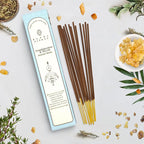 Frankincense & Myrrh Incense Sticks, Organic Hand Dipped Incense, Natural Herbs & Aromatic Ingredients, Contain 40 Sticks Inside, Burn Time 45-60 Min, Spiritual Gifts, Incense by Karma Pledge