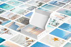 Y2K BOO Beach Blue Aesthetic Wall Collage Kit - 50 Dreamy Beach Scenes and Blue Aesthetic Photos for Teen Room Decor, Perfect Wall Art for Beachy Spaces, Ideal for Teens and College Dorms