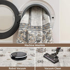 AMOAMI Vintage 2X6 Runner Rug Non Slip Soft Runners for Hallways Machine Washable Hallway Runner Bedside Rugs for Bedroom Long Rug for Hallways Entryway Laundry Room Kitchen Bathroom