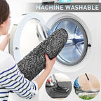 Mibao Front Door Mat, Dirt Trapper Welcome Mat for Outdoor Indoor, Non-Slip Waterproof Doormat, Durable Machine Washable Low Profile Entry Rug for Back Door Outside Patio Porch, 48" x 24", Grey