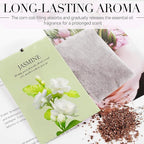 Jasmine Scented Sachet Bags - 12 Pack Closet Freshener Odor Eliminator, Long Lasting Home Fragrance for Drawers, Wardrobes & Cars, House Smell Good Products, Air Freshener for Closet
