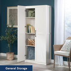 Sauder Miscellaneous Storage Cabinet, White Finish