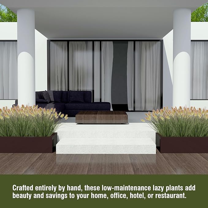 Artificial Grass, Fake Grass, Artificial Shrubs, Wheatgrass Cattails Fake Grass Decorations, Artificial Plants, Ornamental Grass, Outdoor Fake Grass, Green Leafy Decorations (12PCS)