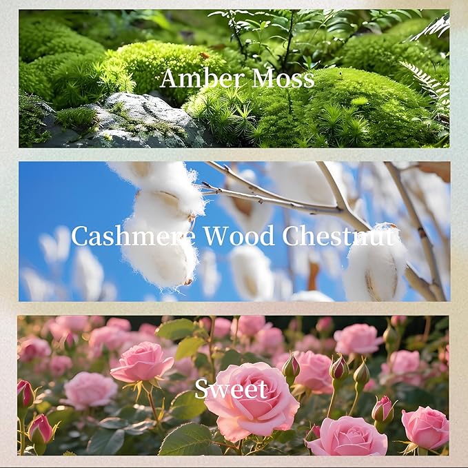 KRD Series Cute Scented Candles & Hanging Freshener Gift Set, 3 Ceramic Jar Candles with Pet Stickers + Ribbon Sachet, 4 Scents for Home & Car