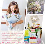 Sunnyray 30 Pieces Metal Wire Floral Picks Wire Place Card Holder Stand 13 Inch Table Name Number Picture Clips Menu Note Memo Holder for Wedding Birthday Party