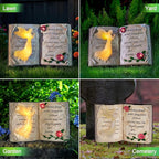 Outdoor Solar Angel Garden Stakes Lights, Waterproof Memorial Grave Decorations Gifts for Cemetery Outdoors Lawn Yard Home Patio Decor