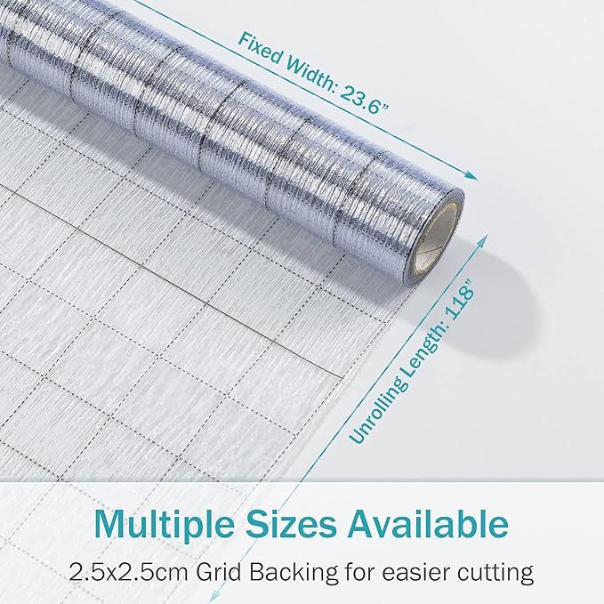 VELIMAX Rain Glass Window Film Privacy Static Window Clings Decorative Glass Sticker for Home Office Removable UV Protection Heat Control 23.6 x 118 inches