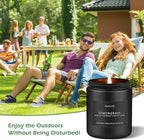 Lemongrass Candle | Lemon Grass Scented Candles for Outdoor & Indoor, Natural Fragrance for Garden Yard, Candle Gifts for Women Men- 7oz Soy Candles for Home Scented, 50Hours Long Lasting Burn