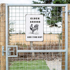 Chicken Coop Accessories Metal Signs,Funny Chickens Tin Signs - Chicken Decor Farmhouse Wall Decor,Chickens Gifts Rustic Farm House Decorations for Home/kitchen/Outdoor Garden