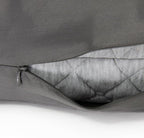 Honeydew Organic Silk Side Pillow Curved Pillowcase - The Ultimate Luxury Pillowcase to Reduce Wrinkles and Improve Skin and Hair Health - King Size (Lunar Eclipse (Charcoal))