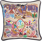 Catstudio Fort Worth Embroidered Decorative Throw Pillow