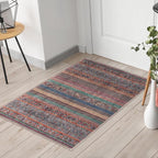 Keen Home Design 2x3 Rug - Machine Washable Entry Rug with Non-Slip Backing, Ideal for Enteryway, Kitchen, Bathroom, Laundry Room - Vintage, Easy Clean, Durable, Low Pile Rug - (2' x 3')