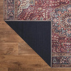 Keen Home Design 6x9 Rug - Machine Washable Area Rug with Non-Slip Backing, Ideal for Living Room, Dining Room, Bedroom - Vintage, Easy Clean, Durable, Low Pile Rug - (6' x 9')
