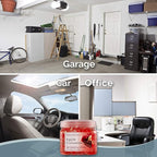 SMELLS BEGONE Odor Eliminator Gel Beads - 12 oz, Pack of 2 - Eliminates Odor in Bathrooms, Cars, Boats, RVs & Pet Areas - Air Freshener - Made with Essential Oils - Apple Cinnamon Scent