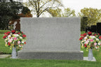 In Ground Headstones for Grave Decorations Memorials for Cemetery Vases for Flowers with Spikes (Floral Foam is Included)
