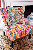 Catstudio San Diego Embroidered Decorative Throw Pillow