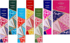 Naqsh Premium Hand Rolled Incense- Assorted 6x20 Mesmerizing Incense Sticks Including Lavender, Dragon's Blood, Frankincense Myrrh, Lemongrass, Eucalyptus, and Nagchampa