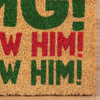 Gertmenian Paramount The Elf Coir Doormat - 2x3 Welcome Mat (2-Pack), Ideal for High Traffic Areas in Front Door, Garage, Entryway - OMG/Costume, 80025