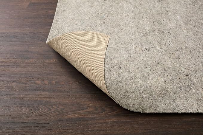 Loloi Loloi- Grip Rug Pad, GTXSS Beige 8'-0" x 11'-0", .01" Thick, Beige, 3/8 inch, Reversible, Soft, Cushion, Low Profile, Hardwood, Carpet, Tile, Vinyl, Linoleum, Multi Surface, Trim to fit, Rug Pad