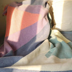 Soft Chenille Yarn Throw 36"x48", Handmade Knit Throw Blanket, for use in All Seasons, Soft Cozy Warm Knitted Blanket for Bed Sofa, Couch Chair, Living Room(1.37Ib)