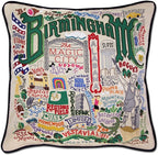 Catstudio Birmingham Embroidered Decorative Throw Pillow