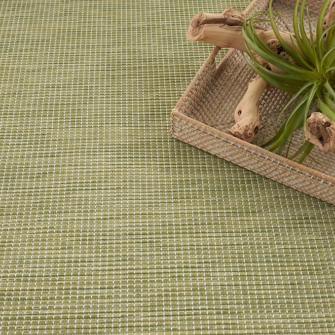 Nourison Home Home Positano 8' x 10' Fabric Green Area Rug
