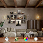 LANCHI95 12 Pcs Halloween Wall Art Prints, Vintage Witch Posters, Cute Ghost Pictures for Bedroom Decor (UNFRAMED)