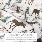 Great Bay Home Lodge Bedspread Twin/Twin XL Size Quilt with 1 Sham. Cabin 2- Piece Reversible All Season Quilt Set. Rustic Quilt Coverlet Bed Set. Wilderness Collection (Moose - Chocolate)