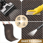 Yimobra Front Door Mat Outdoor Indoor Entrance, 100% Waterproof All-Season All Weather Doormat, Welcome Matt Outside Entry, Non Slip, Low Profile, Heavy Duty Patio Porch Floor Mats,29.5 x 17