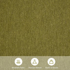 Furniliving 55” End of Bed Bench, Bedroom Bench with Button-Tufted, Large Upholstered Storage Ottoman Benches Entryway Bench with Storage Shoe Cabinet Bench, for Bedroom, Living Room, Linen, Green