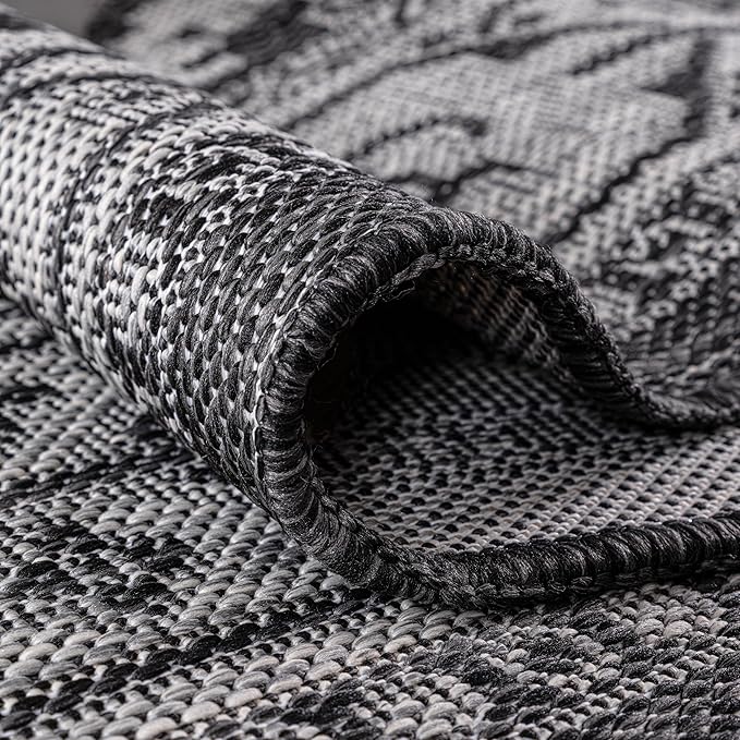 Keen Home Design Terrace Outdoor Area Rug - 6x9 Washable Indoor/Outdoor Rug for Patio, Kitchen, Balcony, Beach, Garden, Deck and Porch, Size: 6'x8'10"