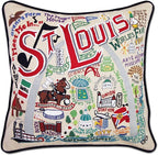 Catstudio St. Louis Embroidered Decorative Throw Pillow