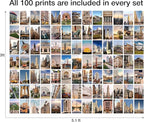 Y2K BOO Urban Wall Collage Kit - 100 Aesthetic Posters Featuring Famous American Cities & Landmarks, Trendy 4"x6" Prints for Teen Bedroom, Dorm Room & Apartment Wall Decor