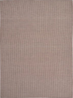 Nourison Positano Indoor-Outdoor Natural 9' x 12' Area Rug, Easy Cleaning, Non Shedding, Bed Room, Living Room, Dining Room, Backyard, Deck, Patio (9x12)